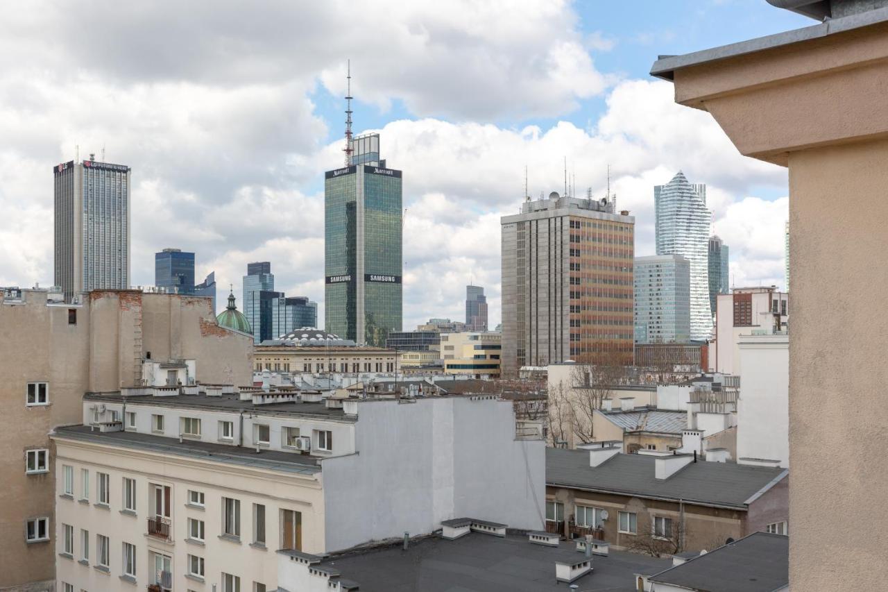 Top Floor View Apartment Marszalkowska By Noclegi Renters Varšava Exteriér fotografie